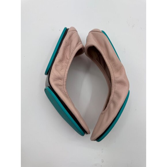 Tieks By Gavrieli Ballet Flats Pink Leather Size 7 Foldable - Picture 10 of 11